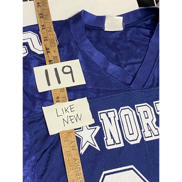 Riddell Blue Vintage North Football Jersey #82 Adult Large - Picture 3 of 11